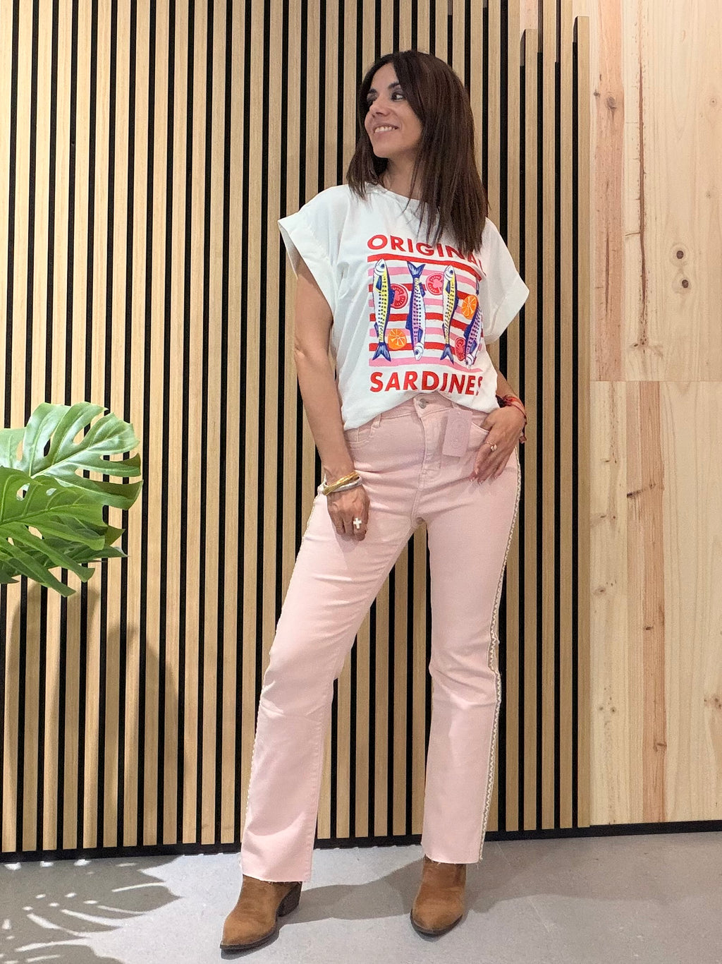 Jeans Rose Pasamaneria