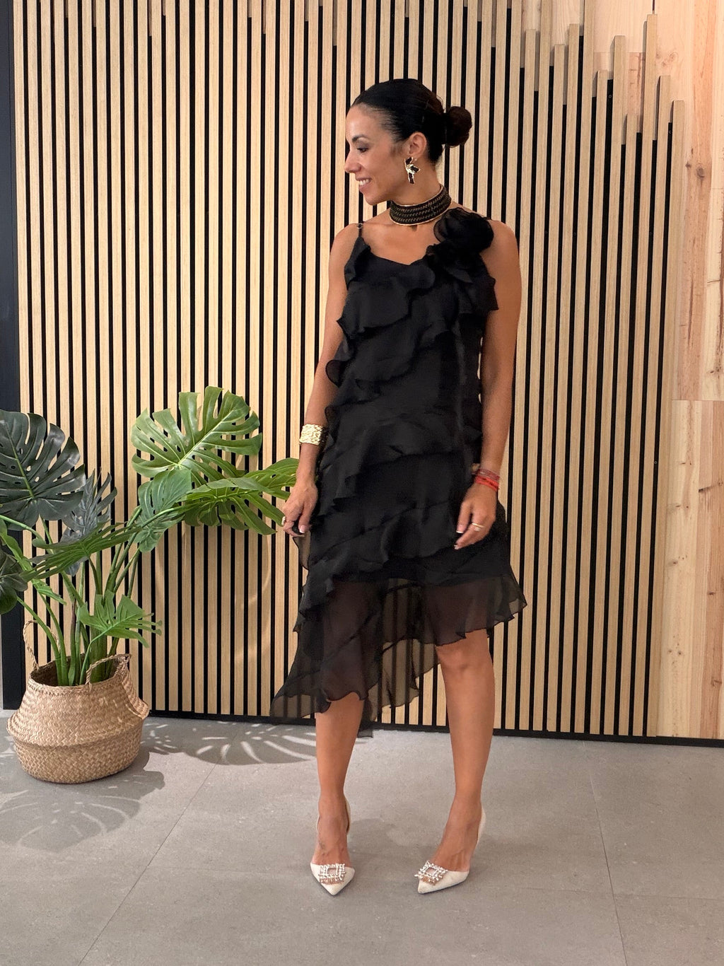 Vestido Rose black collection