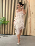 Vestido Rose rosa empolvado