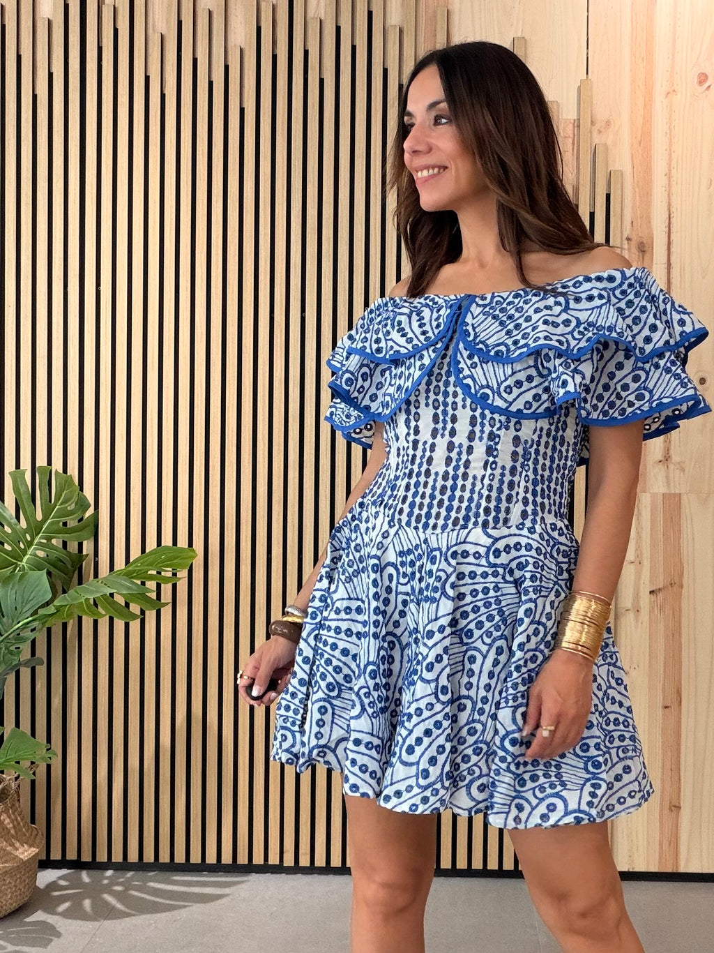 Vestido Blue Pearl
