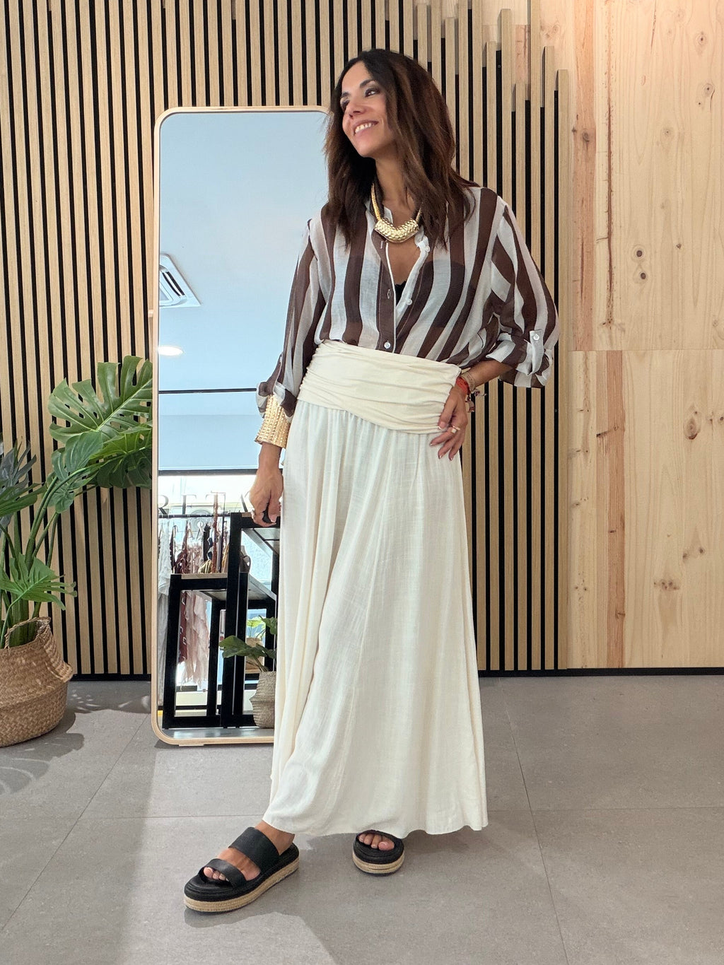 Falda Cream Chic