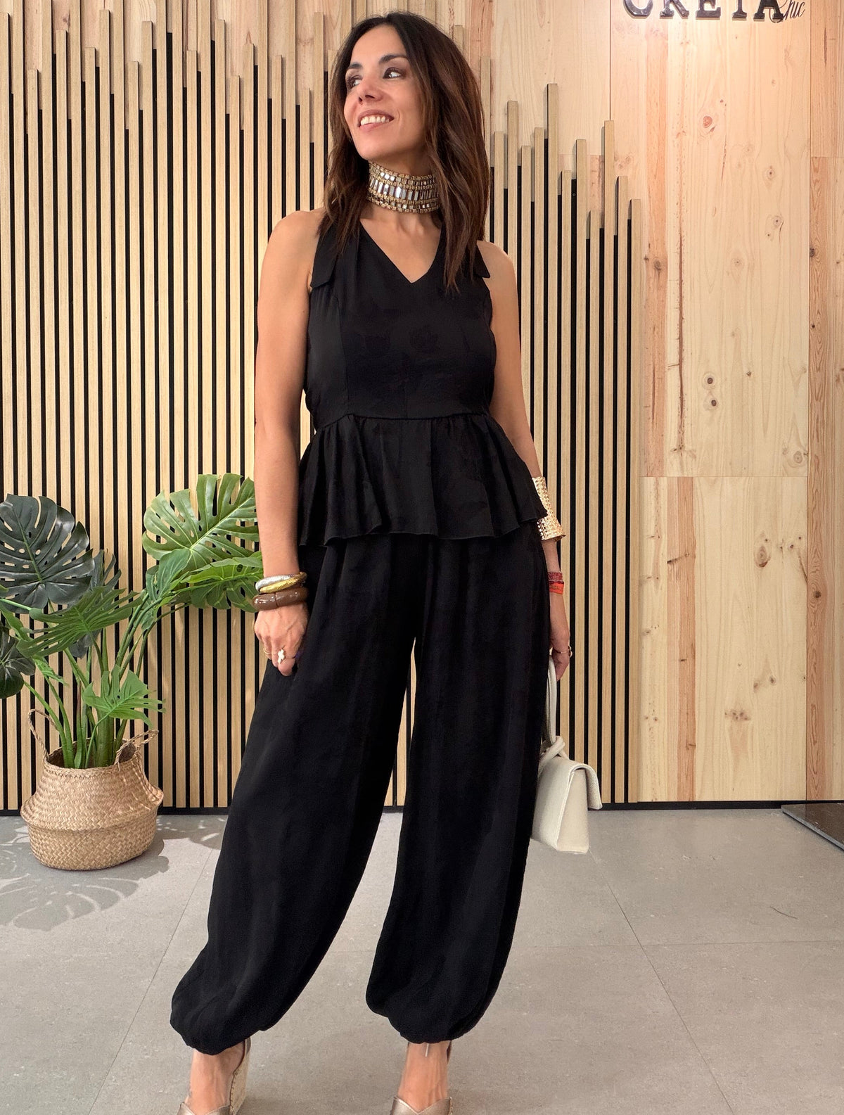 Conjunto Santorini Noir