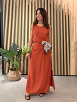 Vestido Terracota Chic
