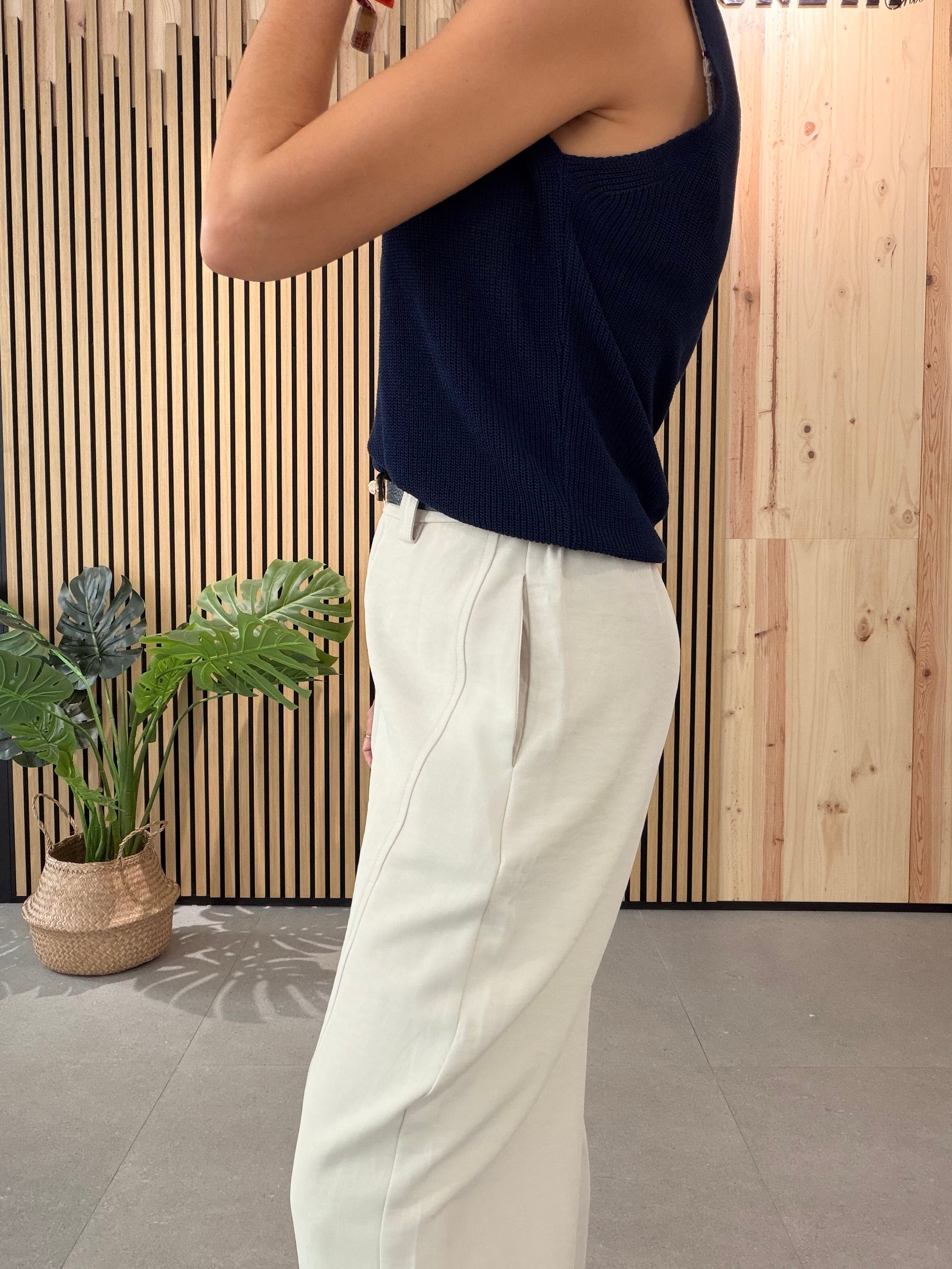 Pantalón Spring Hueso