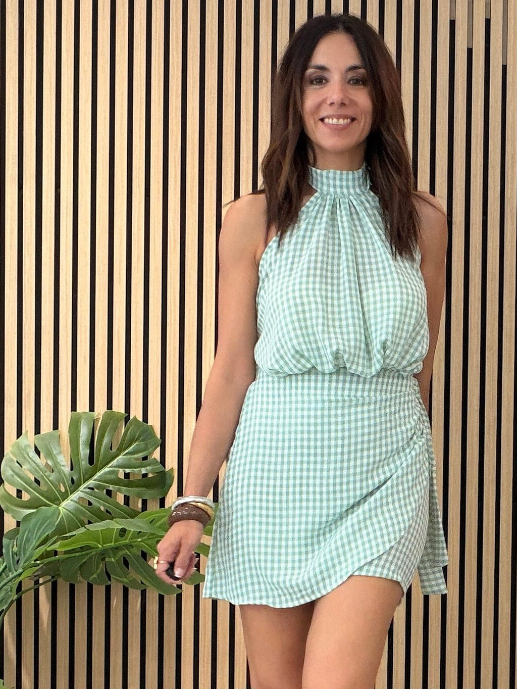 Vestido Vichy Mint
