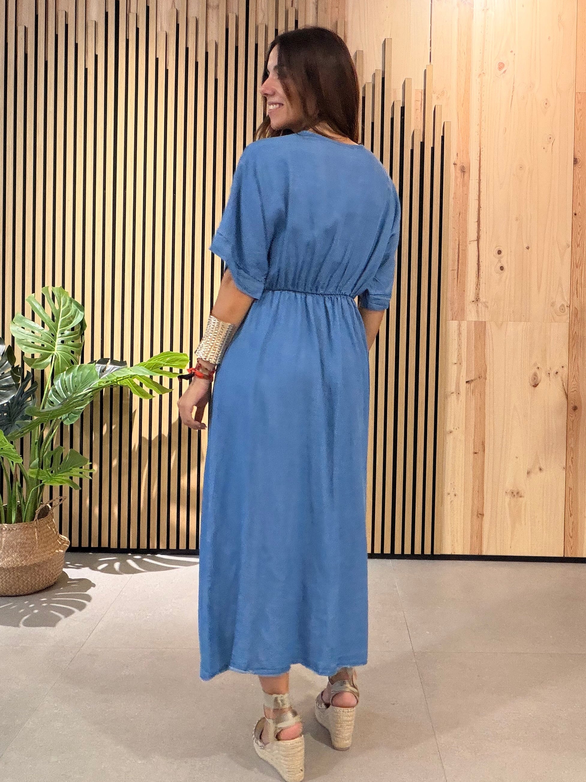 Vestido Denim lazada
