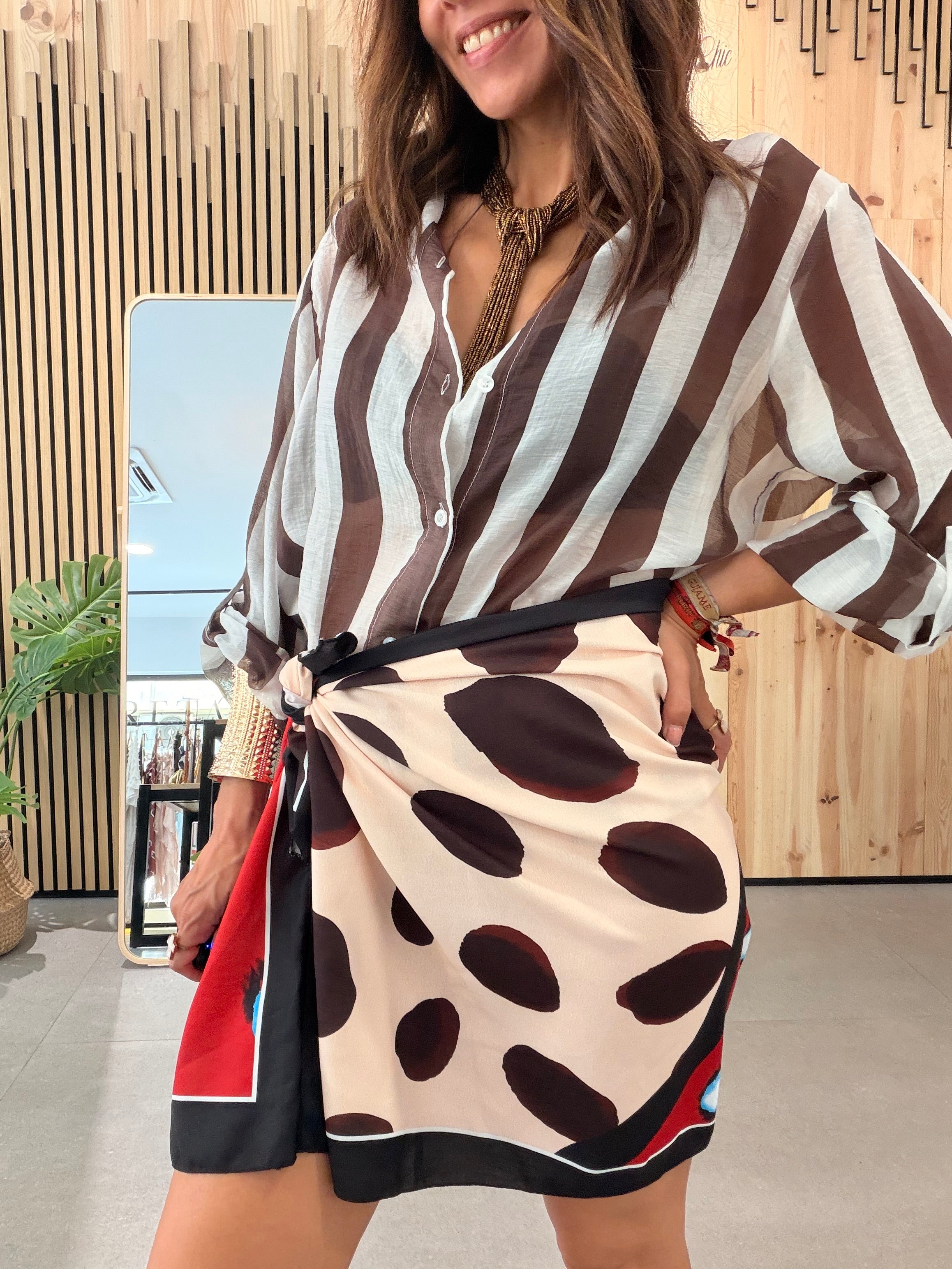 Falda Pareo mini