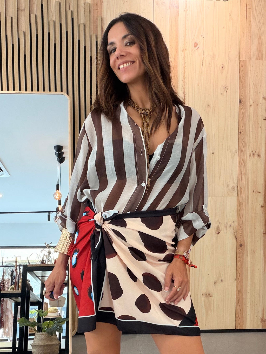 Falda Pareo mini