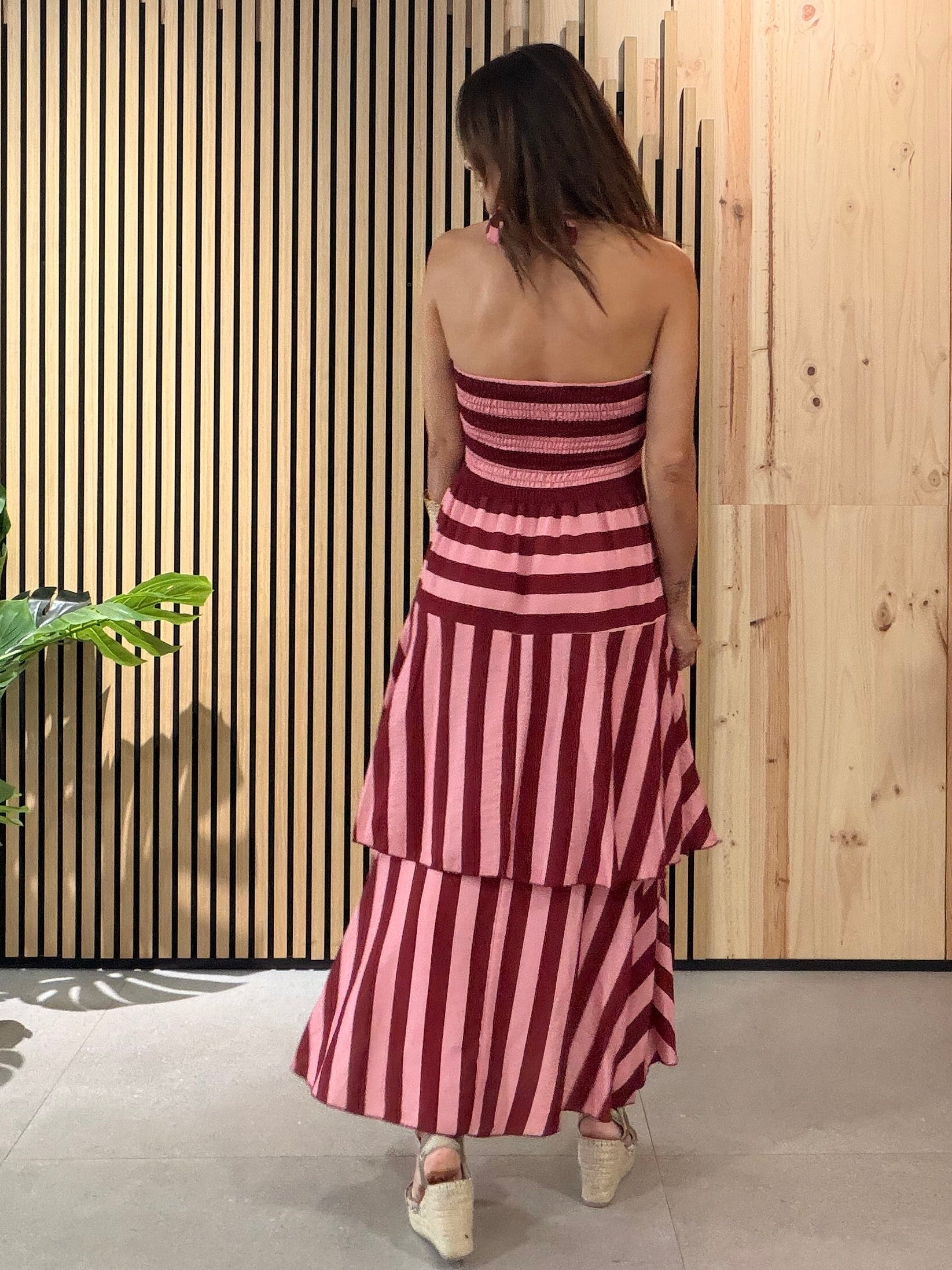 Vestido HALTER Rose