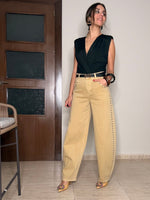Jeans Barrel Tachas