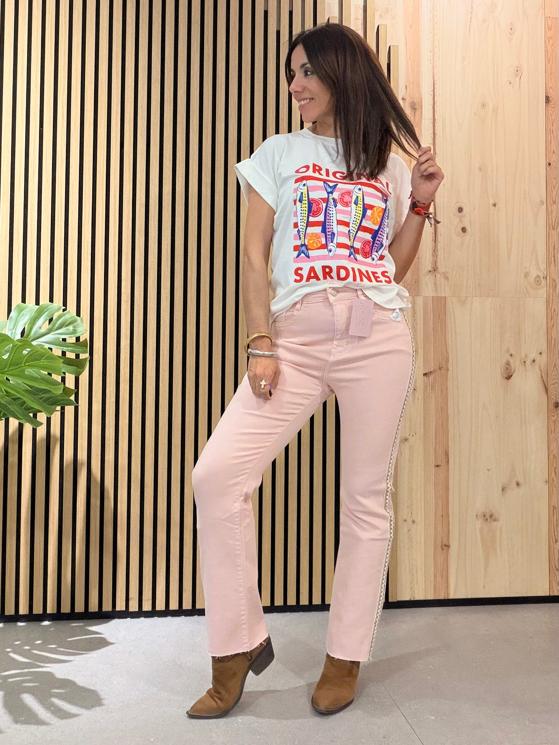 Jeans Rose Pasamaneria