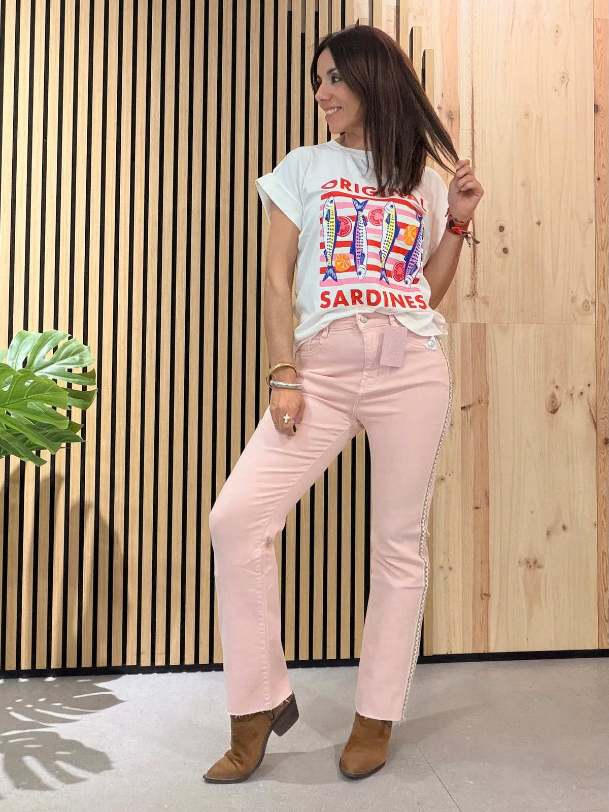 Jeans Rose Pasamaneria