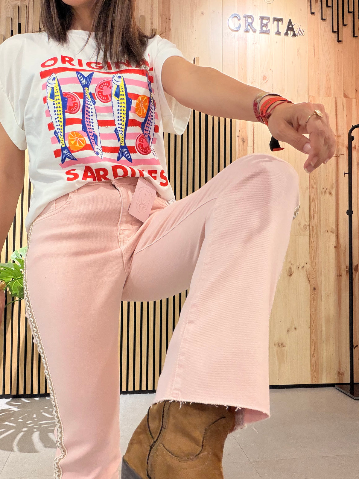 Jeans Rose Pasamaneria