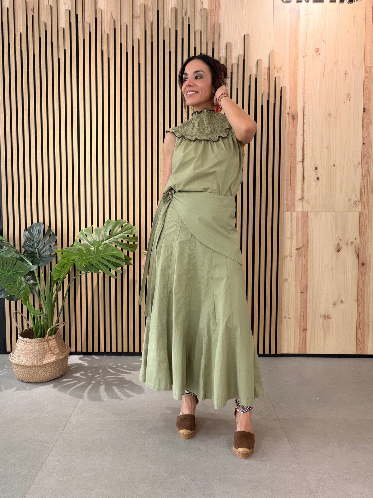 Falda Olive Soul