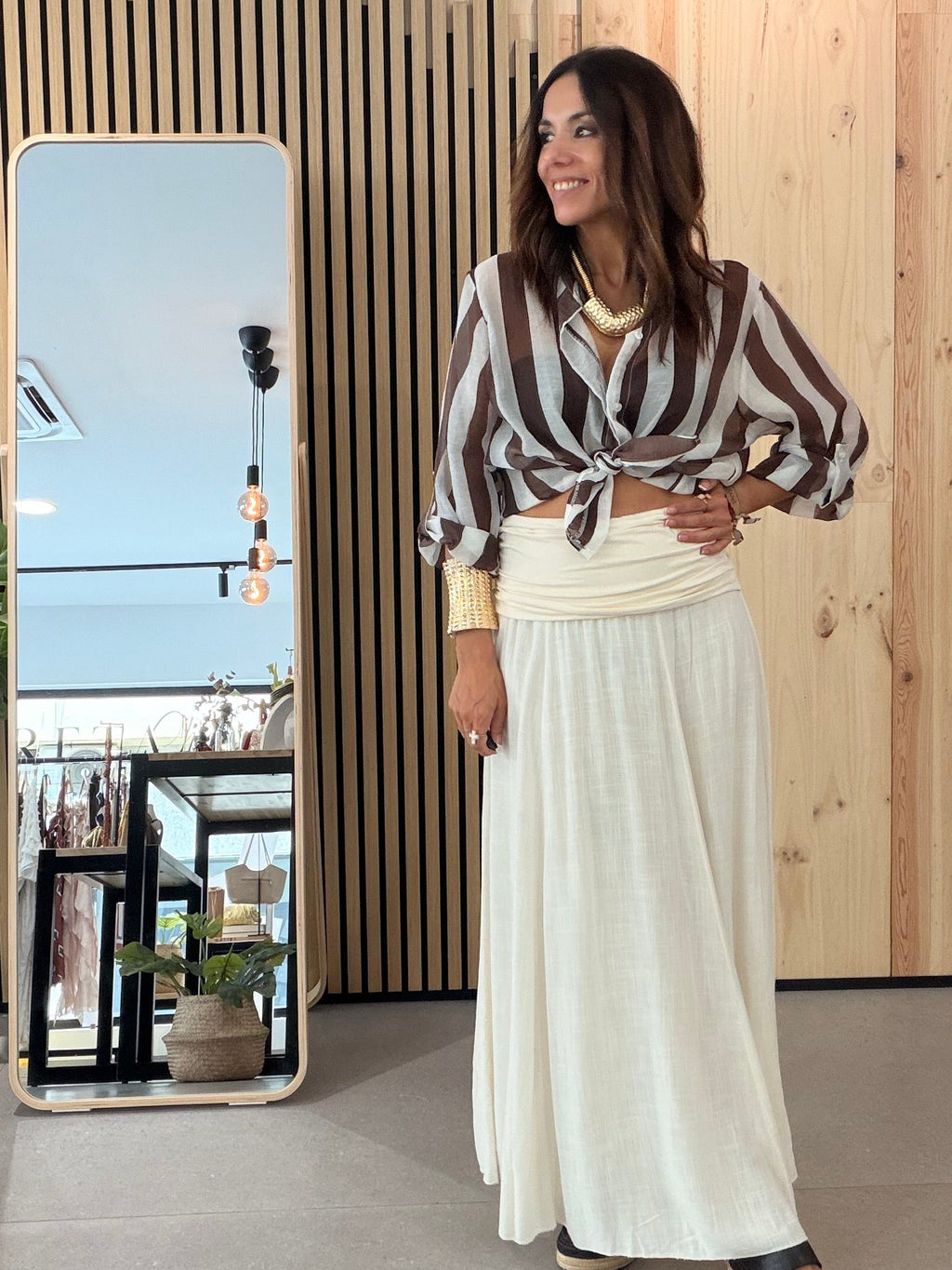 Falda Cream Chic