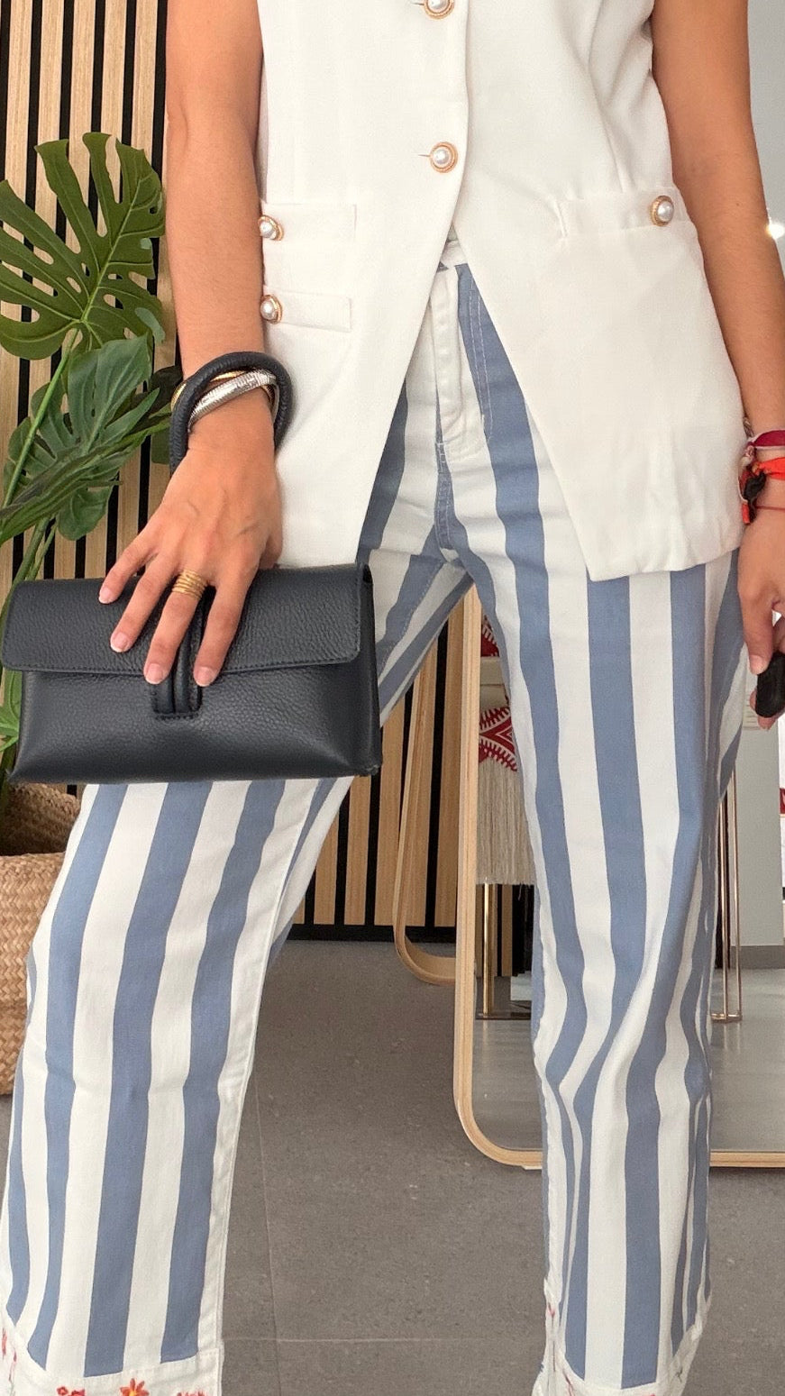 Jeans Stripe Bloom