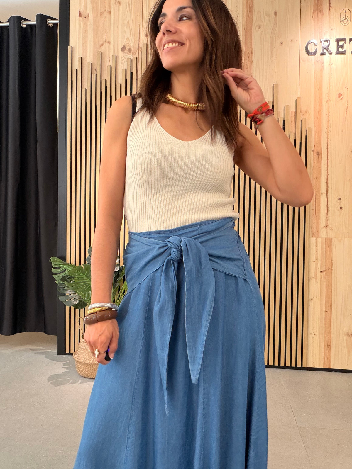Falda Santorini Blue
