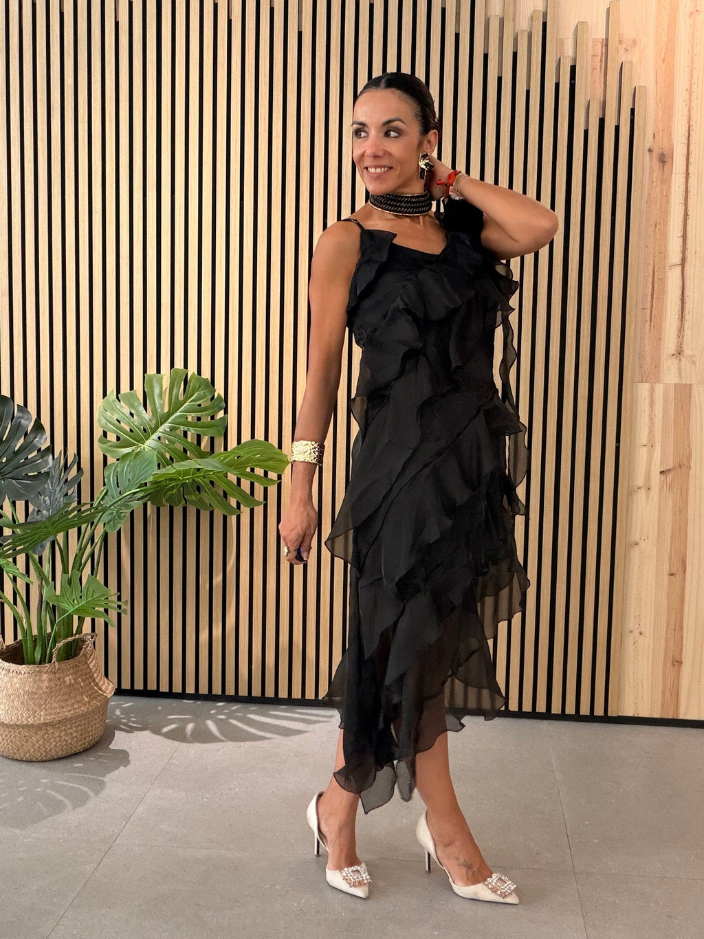 Vestido Rose black collection