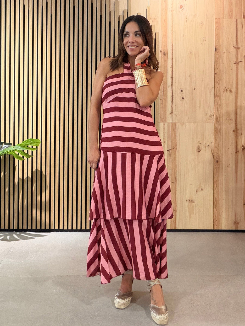 Vestido HALTER Rose