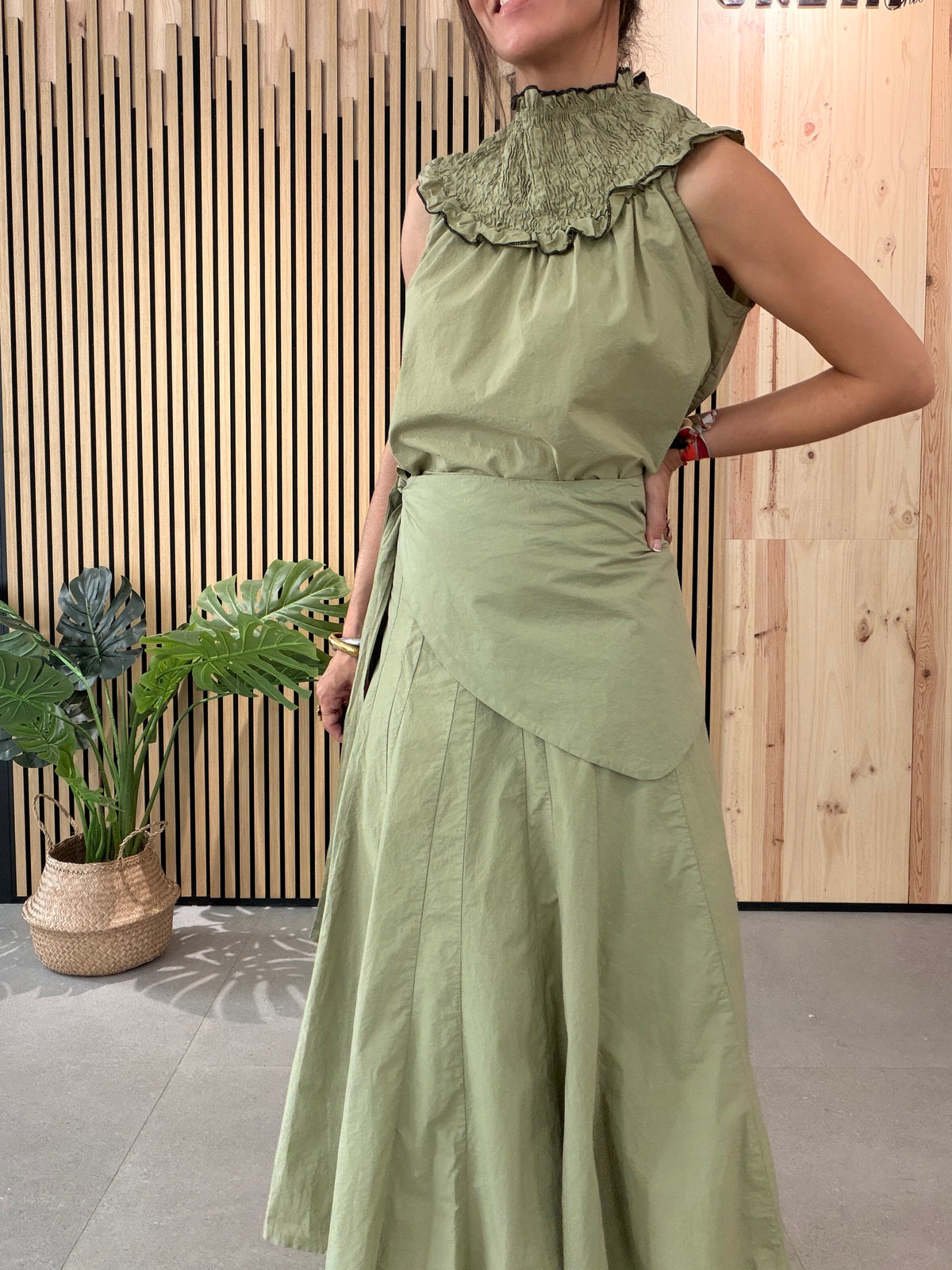 Falda Olive Soul