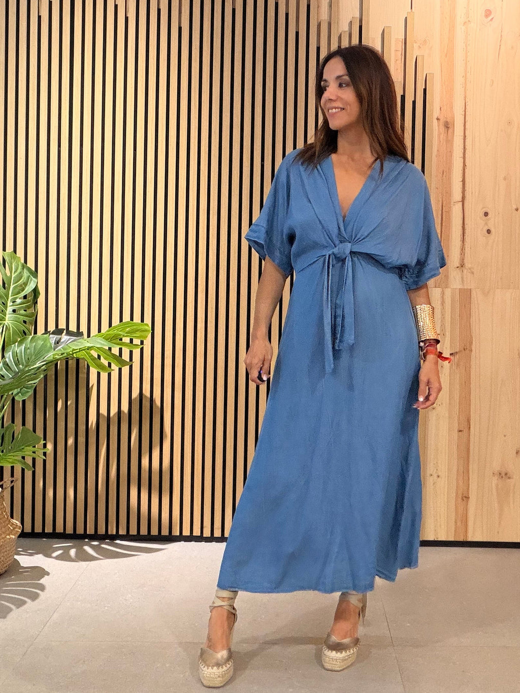Vestido Denim lazada