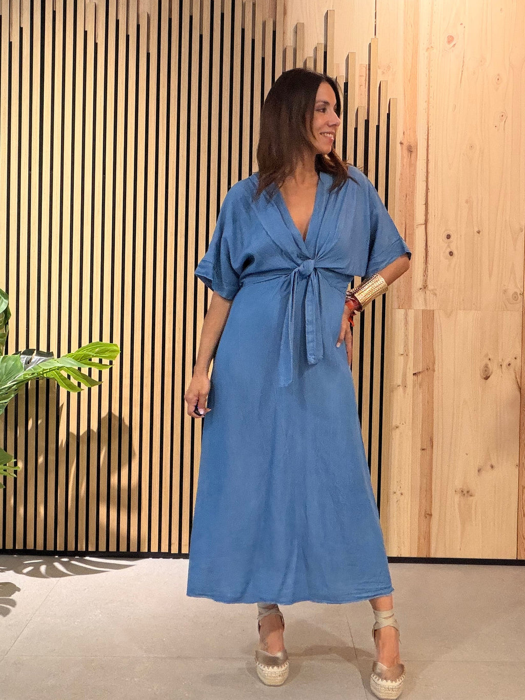 Vestido Denim lazada