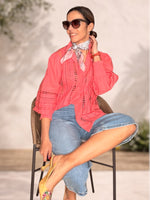 Camisa Helena coral